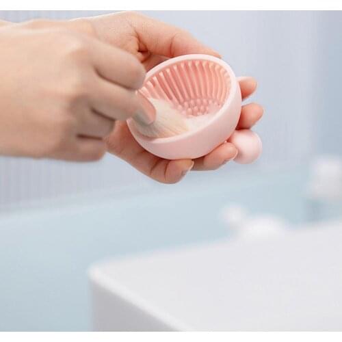 Silicone Makeup Brush Cleaner Foundation Makeup Brush Scrubber Board Pad Make Up Washing Brush Cleaning Mat Hand Tool