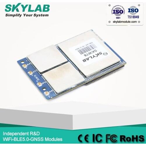 Skylab SKW78 MT7621A+MT7603E+MT7612E DDR2 1024Mb Memory 128Mb GigE ac WiFi Router Module