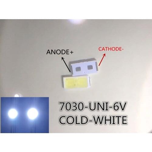 Maintenance of UNI LED LCD TV backlight lamp with light emitting diode 6V tube 7030 SMD beads UNI 1000PCS