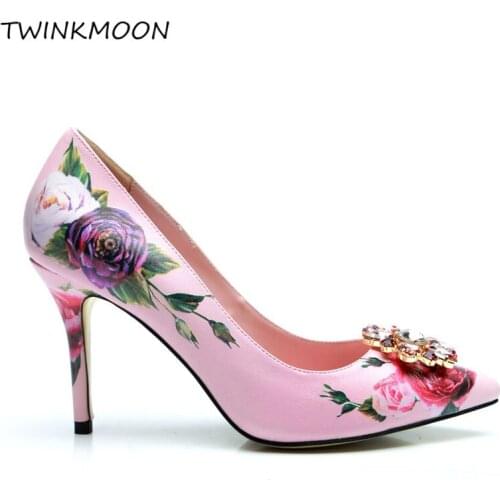 TWINKMOON Leather Pumps