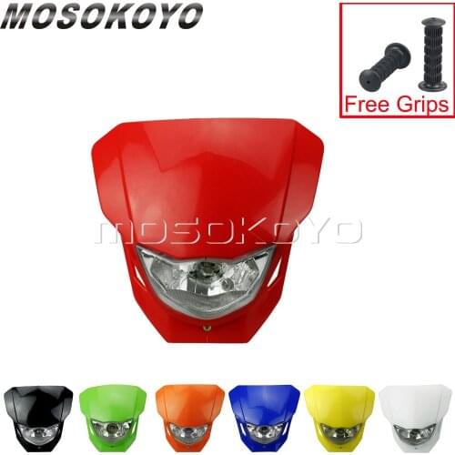 Dirt Bike MX Enduro Motocross Headlight Universal 12V 35W Head Lights For Honda CRF150F/L CRF250R CRF450R XR 125/250/450 Rally
