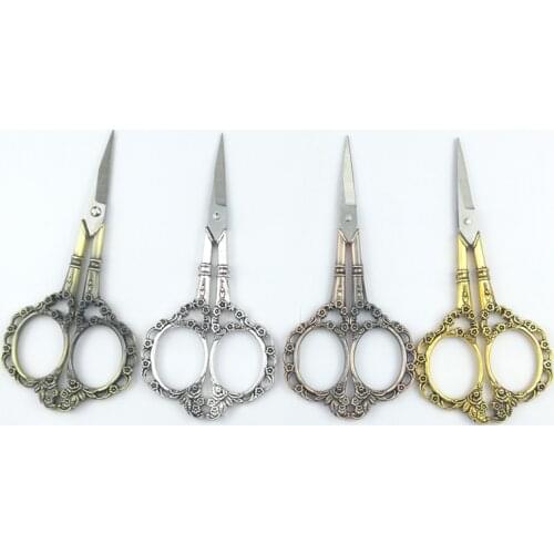 Vintage Sewing And Embroidery Scissros For Needlework Tools DIY Craft Tailors Scissors Fabric Cutter Accessories