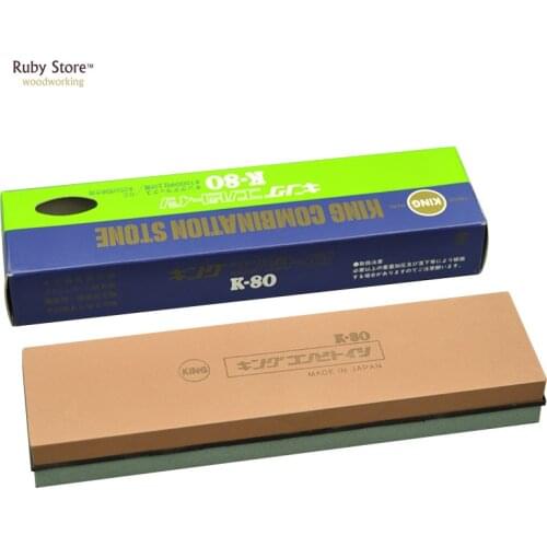 Japanese King Deluxe Wetstone Double Side #250 and #1000 - Waterstone for Sharpening Made in Japan