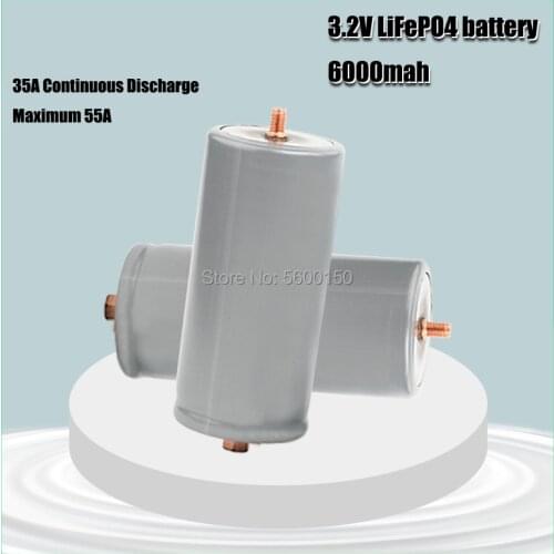 Brand used 32650 6000mAh 3.2V lifepo4 Rechargeable Battery Professional Lithium Iron Phosphate Power Battery with screw