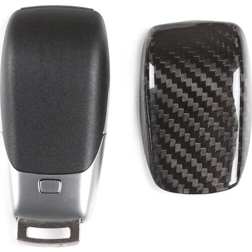 Car Accessories For Mercedes Benz A C E G S GLE Class W177 W205 W213 W463 W222 W167 Real Carbon Fiber Car Key Cover Case