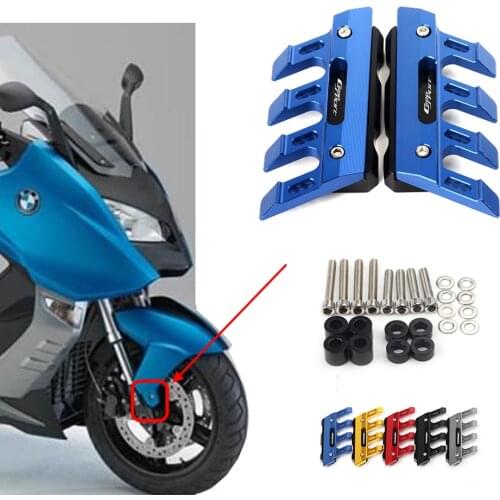 For BMW C600 C600sport C600 SPORT Motorcycle Mudguard Front Fork Protector Guard Block Front Fender Anti-fall Slider Accessories