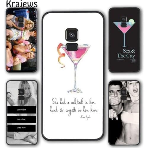 Krajews TV Series sex and the city girls Phone Case Cover For Samsung Galaxy S5 S6 S7 edge S8 S9 S10 E lite S20 plus ultra Note