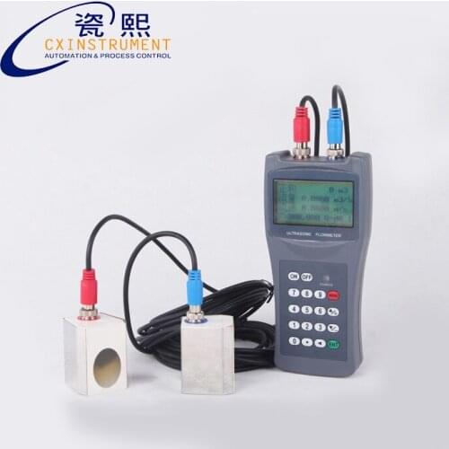 Digital Flow Meter Water with Small Bracket Sensor DN15~DN100 Measuring Range and LCD display Water Flow Meter