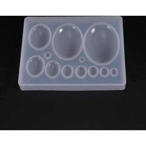 Gemstone patch mold time gemstone decorative ornaments silicone Resin mold Handmade Pendant Jewelry Tools