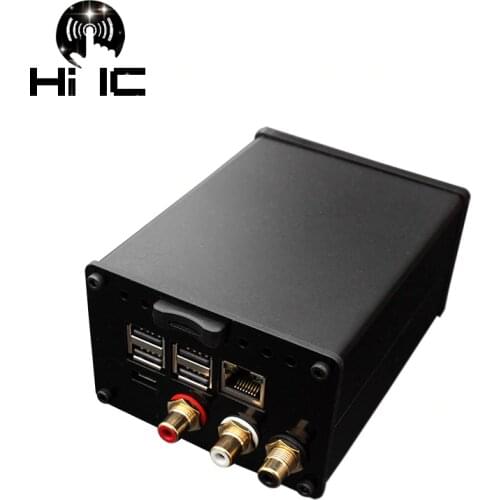 ES9038Q2M HiFi DAC Decoder DSD128/PCM384 Music Player For Raspberry Pi 3B+/3B/2B With 1.54 Inch OLED