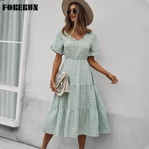 FORERUN Womens Summer Dresses