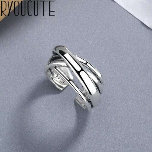 New Arrivals Vintage Multi-layer Chains Rings For Women Large Adjustable Size Finger Ring Fashion Boho Jewelry