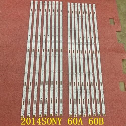 Kit 16pcs LED bar For SONY KDL-60W610B KDL-60W605B KDL-60W630B KDL-60WM15B KDL-60W600B 2014SONY 60A 60B PU1 3228 08