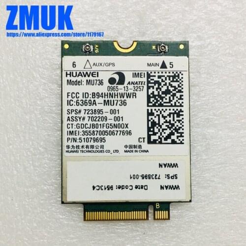 MU736 HS3110 HSPA+Mobile broadband module 3G WWAN Card For hp ProBook 440 450 Series,SPS#: 723895-001