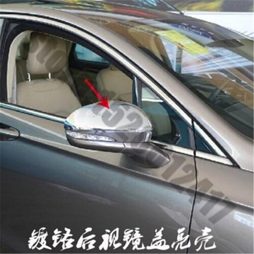 For Ford Mondeo 2013-2020 ABS Chrome Car Side Door Rearview Mirrors Cover Trim Car styling