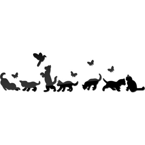 New Sale Sticker Wall Stickers 3d Diy Acrylic Home Decoration Decor Poster Modern Mirror Surface Large