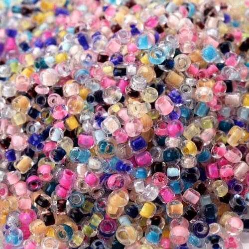 500Pcs/Lot 3mm Mixed Color Small Czech Crystal Glass Seed Beads Loose Spacer Beads For DIY Jewelry Making Bracelet Necklace