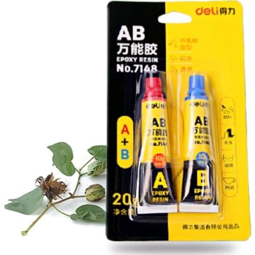 20g AB Transparent Epoxy Glue Strong Universal Adhesive For Plastic Glass Ceramic High Viscosity Glue Waterproof Quick Drying