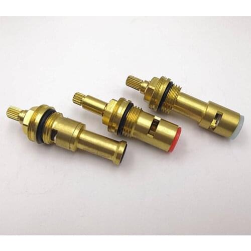 Basin double head shower faucet hot and cold valve core solar water drain valve switch leak repair general accessories