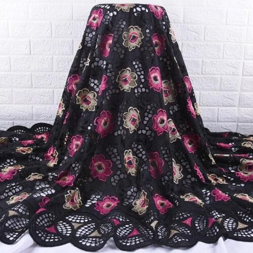Zhenguiru Dry Lace Fabric High Quality Swiss Voile Lace in Switzerland 100% Cotton Lace Fabric A1896