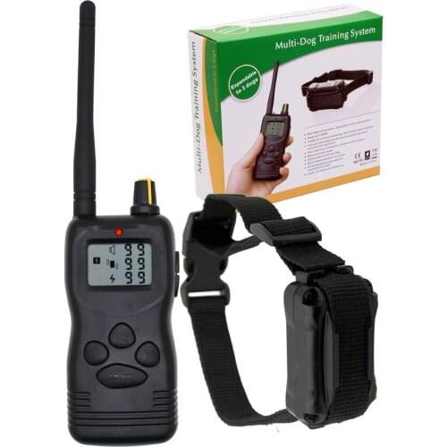 LCD REMOTE 100 levels dog TRAINING COLLAR 1000m