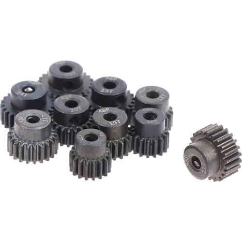 1Pcs 48P 3.17mm RC Car Motor Gear Pinion 16T/17T/18T/19T/20T/21T/22T/23T/24T/25T for 1/10 RC Crawler Car New