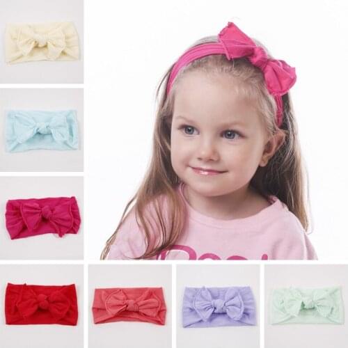 12 pcs/lot, New Arrival Knotted Nylon Headband , Top Knot Turban Nylon headwraps for Birthday Party gift