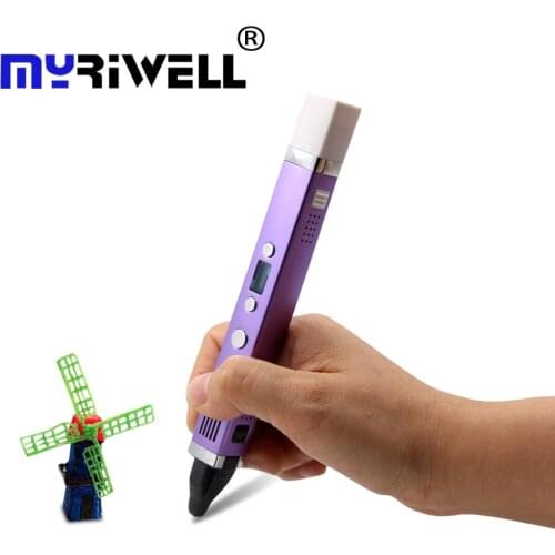 Myriwell three generation 3D pen USB interface 5V 2A creative drawing pen 3D graffiti pen best gift for children 3d printing pen