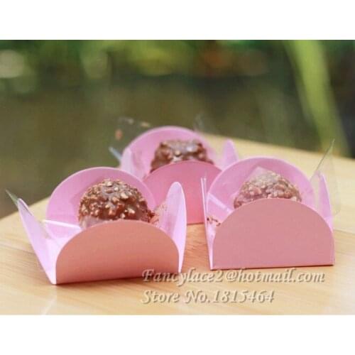 60pcs Solid Color Mini Chocolate Wrappers Candy Wrappers Baby Bridal Shower Baptism Kids Birthday Party Decorations Supplies