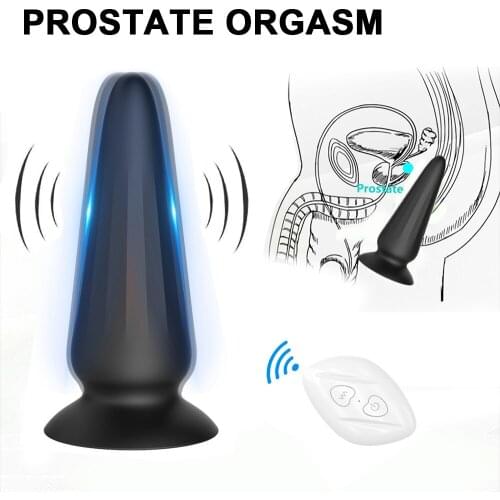 Wireless Anal Vibrator Wearable Silicone Butt Plug Prostate Massager Remote Control Vibration Anal Plug SM Sex Toy For Women Men