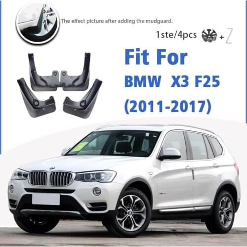 Mudguard For BMW X3 F25 2011-2017 Front Rear Mudflaps Mudguards Car Accessories Splash Guard Fender 2012 2013 2014 2015 2016