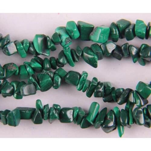 Malachite Chip Loose Beads Strand 32 Inch Jewelry Making E001