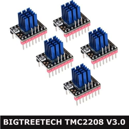 BIGTREETECH TMC2208 V3.0 Stepper Motor Driver STEP/UART Stepsticks Mute VS TMC2130 SPI TMC2209 For SKR V1.3 SKR V1.4 Turbo Ender