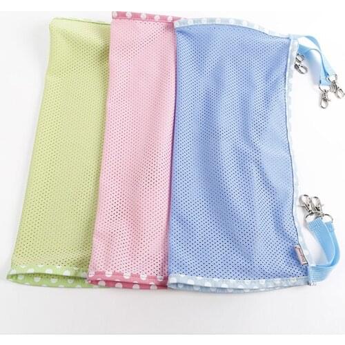 Summer Pet Cat Hammock Supplies Pet Mesh Hanging Bed Mat Breathable Mesh Cloth Hammock Cage Clasp Hanging Bed for Pet