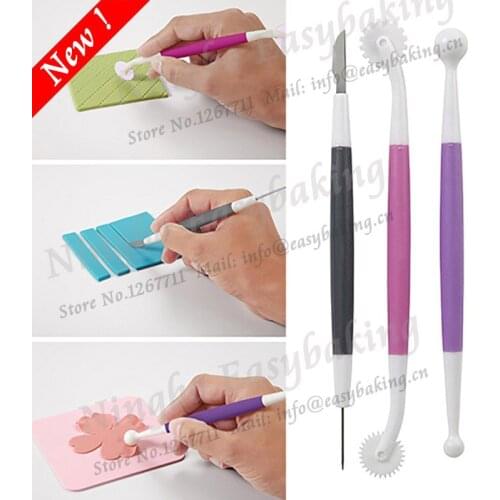 2015 NEW Cake Decorating Tools Fondant and Gum Paste Starter Tool Set Free Shipping