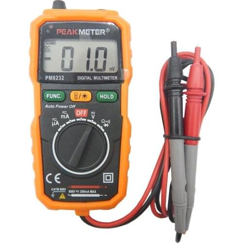HYELEC PM8232 intelligent digital multimeter, pocket digital multimeter, electrical maintenance multimeter, automatic range