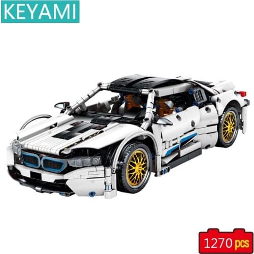 KEYAMI Sports car Model Building Blocks 1:14 City Creator 1270PCS Sports Vehicle Supercar Bricks Gifts Diy Toys