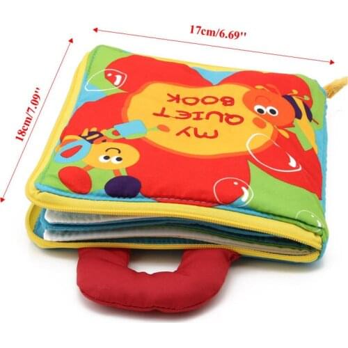 Cloth Book Baby Kids Intelligence Development Educational Learning Toys Q6PD
