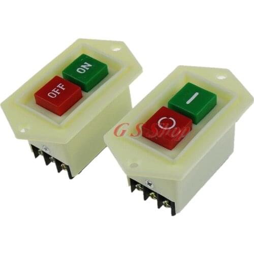 LC3-5 LC3-10 Drill press switch AC 220/380V 10A I/O Start Stop Self-Locking Push Button Switch