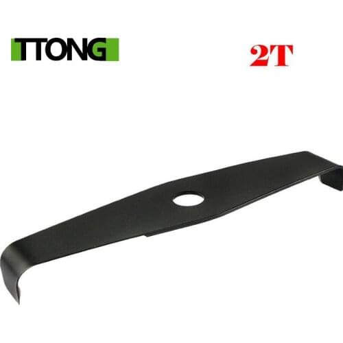 Manganese Steel Brush Cutter 2 Tooth Blade Lawn Mower Blade Cutting Blade Replacement Accessories Garden Tool