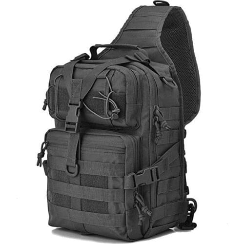 Men 600D Nylon Waterproof Sling Chest Bag Military Motorcycle Travel Riding Cross Body Messenger Casual Shoulder Back Pack