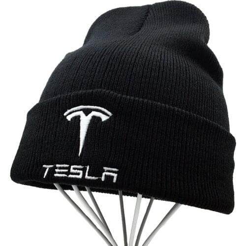 New Tesla Racing cap model 3 model X model s sports cap Beanies Men Women warm Knitted Winter Hat Hip-hop Skullies Cold Hat
