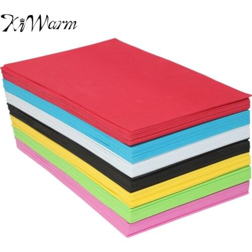 New DIY 10pcs/lot Multicolor Sponge Foam Paper Fold Scrapbooking Paper Craft DIY Card Gifts Decor Accessories 29x20cm 2mmThick