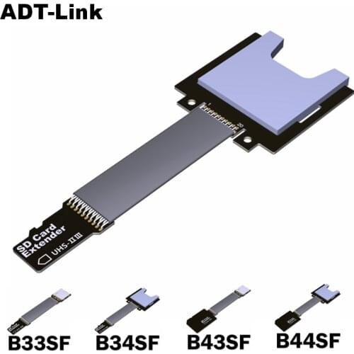 New TF / Micro SD TO SD Card Extension Cable Adapter Flexible Extender MicroSD To SD / SDHC /SDXC Card Extension Adapter UHS-III