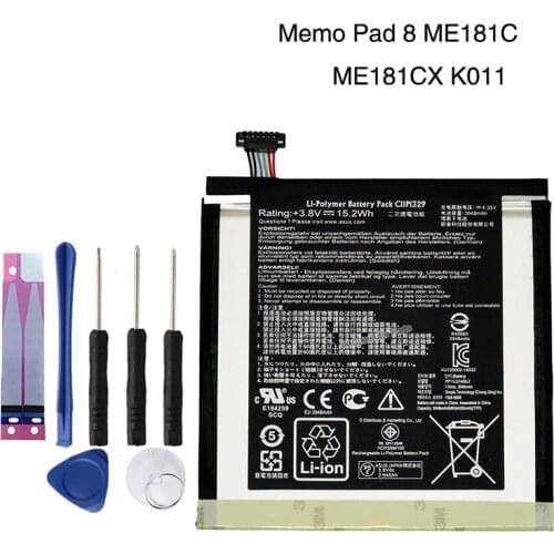 Original C11P1329 Battery For ASUS MeMo Pad 8 ME181C ME181CX 3948mAh