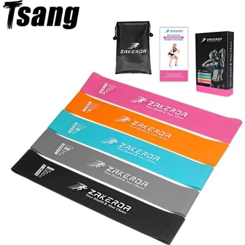 Portable Fitness Equipment Fitness Sport Gym Exercise Resistance Bands Bodybuilding Loop Yoga Elastic Rubber Bands For Fitness