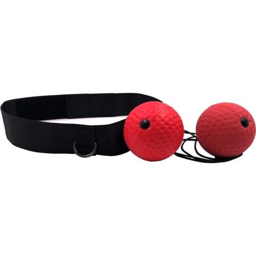 Boxing Reflex Speed Punch rubber Ball MMA Sanda Boxer Raising Reaction Force for MMA Training Set Stress Muay Thai Exercise