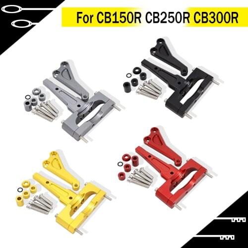 CB 125 250 300 R Motorcycle Steering Damper Stabilizer For Honda CB125R CB250R CB300R 2018 2019 2020 Mounting kit Support Bracke