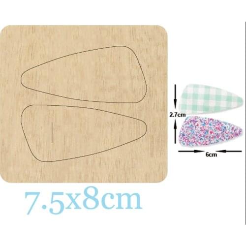 Triangle stone shape Hair clip cutting dies 2020 new die cut &wooden dies Suitable for common die cutting machines on the market