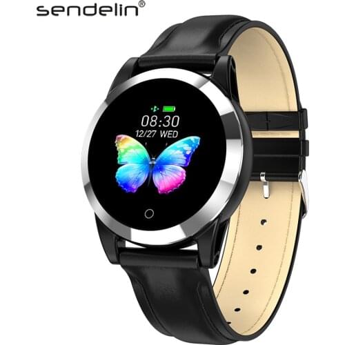 Smart watch wristband PPG ECG measurement IP68 waterproof silicone belt leather belt men women fitness bracelet sports tracker